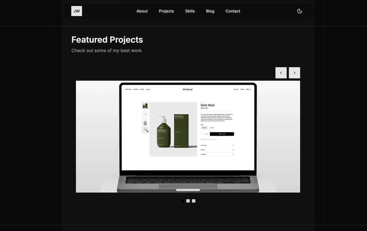 Pfolio - A Portfolio Template 4