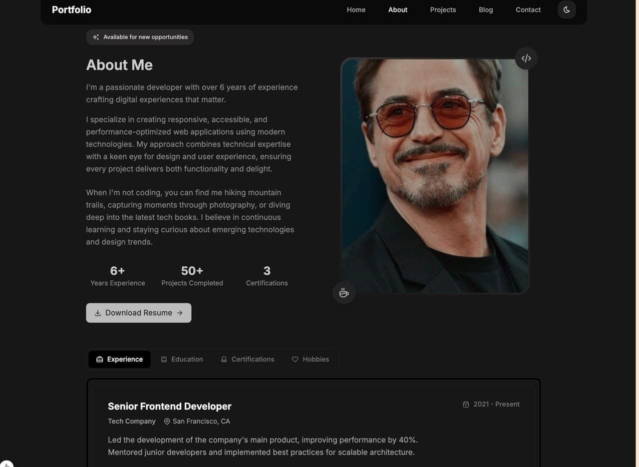 Notion-like Portfolio 3