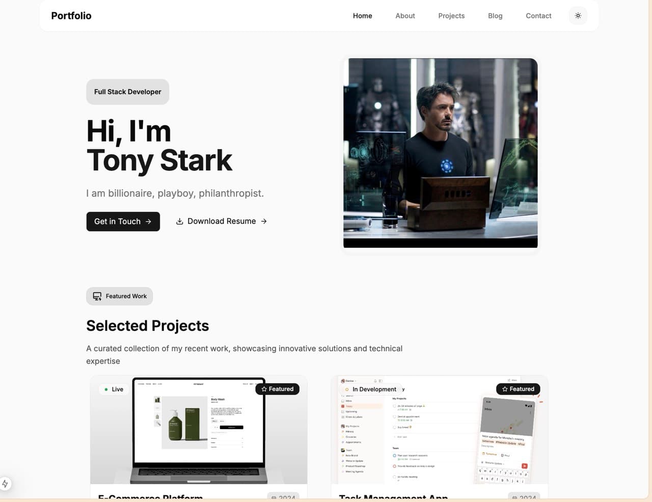 Notion-like Portfolio